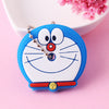 Cartoon Anime Cute Key Cover Cap Silicone Mickey Stitch Bear Keychain Women Gift Owl Porte Clef Minne Key Chain