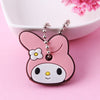 Cartoon Anime Cute Key Cover Cap Silicone Mickey Stitch Bear Keychain Women Gift Owl Porte Clef Minne Key Chain