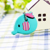 Cartoon Anime Cute Key Cover Cap Silicone Mickey Stitch Bear Keychain Women Gift Owl Porte Clef Minne Key Chain
