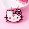 Cartoon Anime Cute Key Cover Cap Silicone Mickey Stitch Bear Keychain Women Gift Owl Porte Clef Minne Key Chain