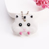 Cartoon Anime Cute Key Cover Cap Silicone Mickey Stitch Bear Keychain Women Gift Owl Porte Clef Minne Key Chain