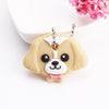 Cartoon Anime Cute Key Cover Cap Silicone Mickey Stitch Bear Keychain Women Gift Owl Porte Clef Minne Key Chain