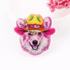 Cartoon Anime Cute Key Cover Cap Silicone Mickey Stitch Bear Keychain Women Gift Owl Porte Clef Minne Key Chain