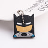 Cartoon Anime Cute Key Cover Cap Silicone Mickey Stitch Bear Keychain Women Gift Owl Porte Clef Minne Key Chain