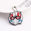 Cartoon Anime Cute Key Cover Cap Silicone Mickey Stitch Bear Keychain Women Gift Owl Porte Clef Minne Key Chain