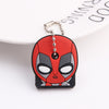 Cartoon Anime Cute Key Cover Cap Silicone Mickey Stitch Bear Keychain Women Gift Owl Porte Clef Minne Key Chain