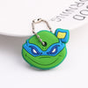 Cartoon Anime Cute Key Cover Cap Silicone Mickey Stitch Bear Keychain Women Gift Owl Porte Clef Minne Key Chain